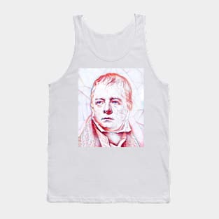 Walter Scott Portrait | Walter Scott Artwork Line art Tank Top